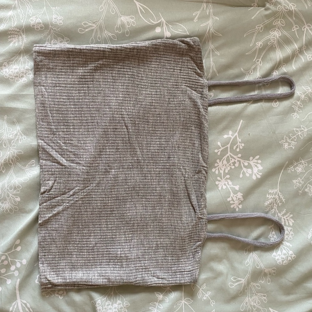 Factorie Light Gray Ribbed Tank